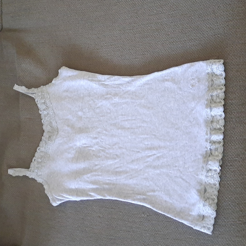Justice Grey Lace Cami (16)